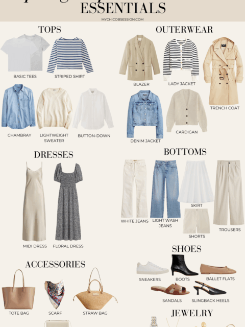 spring capsule wardrobe 2025