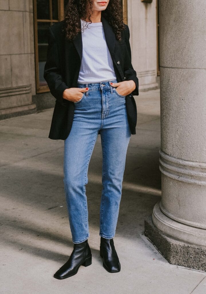 black blazer outfit
